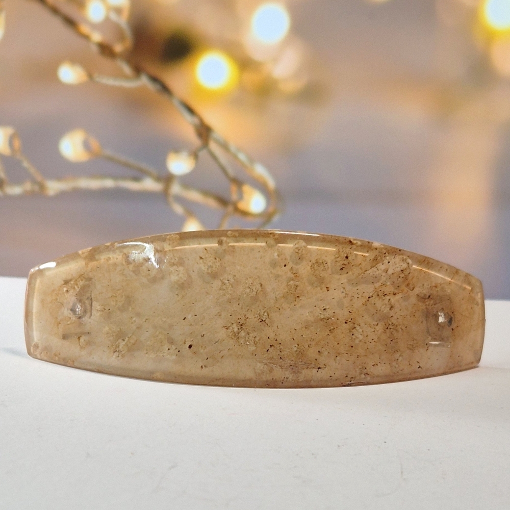 Large Resin French Barrette Hair Clip